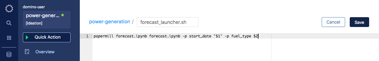 Add a Launcher script
