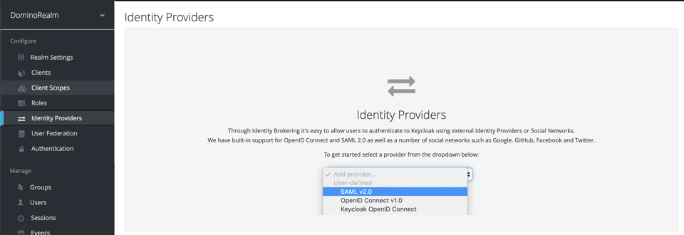 keycloak identity providers