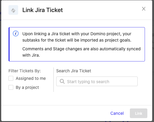 Link a Jira ticket