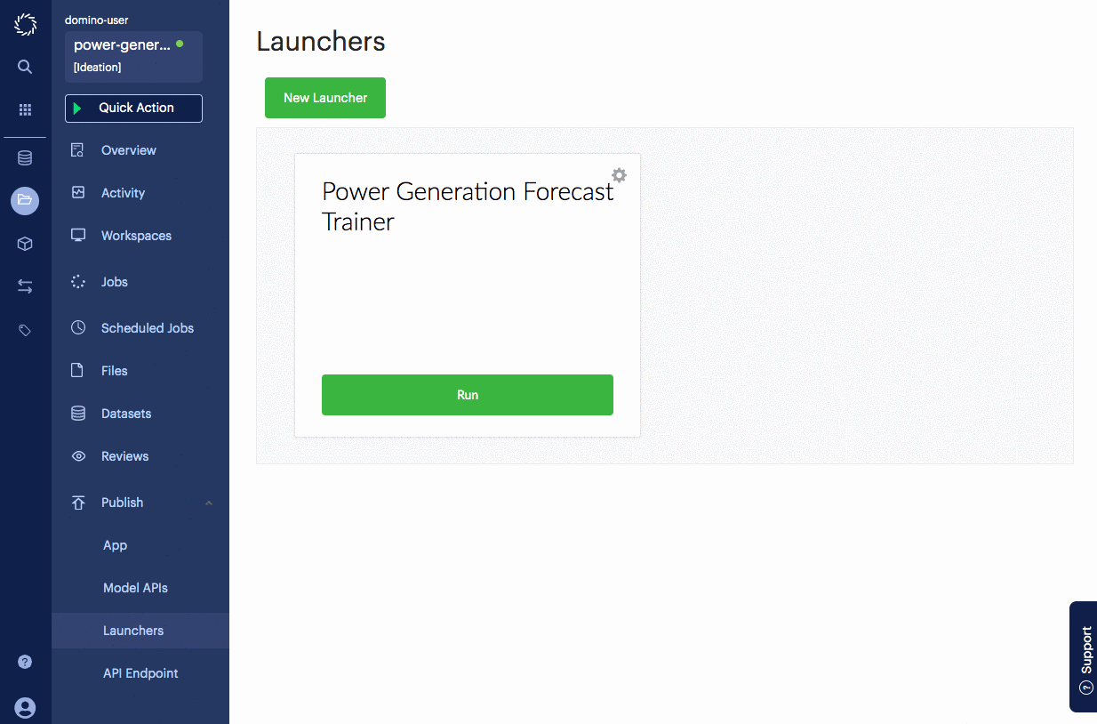 Run a Launcher
