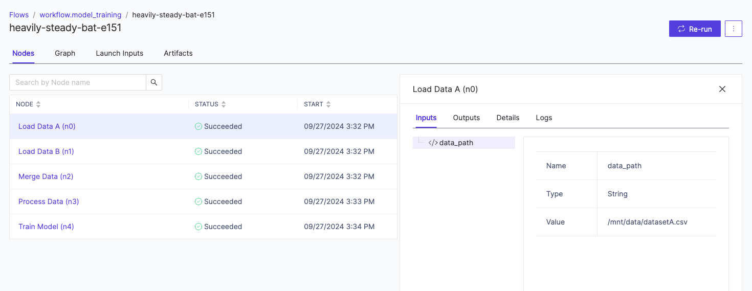 Node Inputs