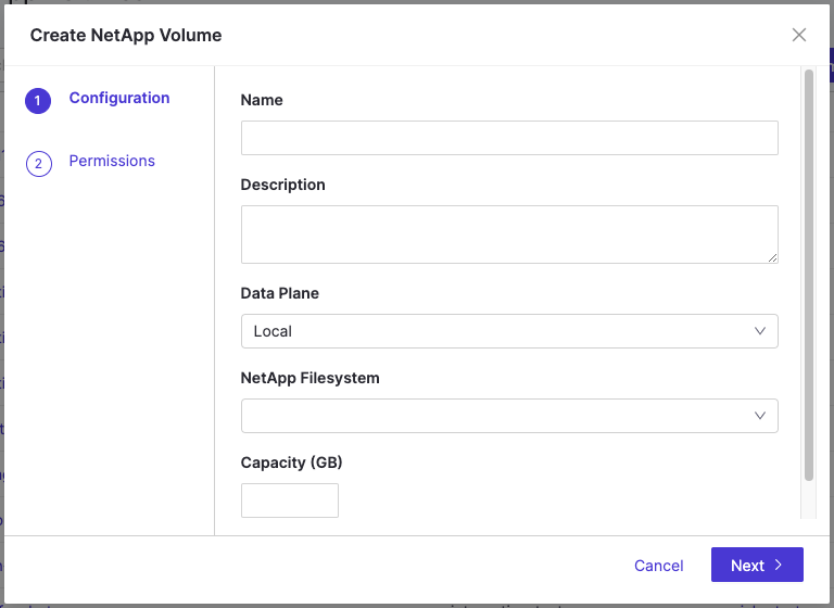 Create NetApp Volume